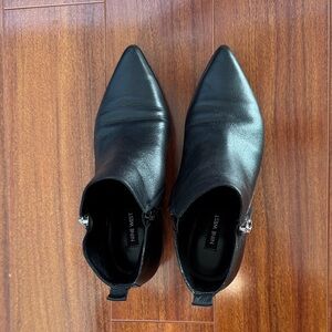 Nine West Sleek Black Ankle Boots